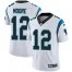 Nike Carolina Panthers #12 DJ Moore White Mens Stitched NFL Vapor Untouchable Limited Jersey