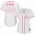 Kansas City Royals #40 Kelvin Herrera White/Pink Fashion Womens Stitched MLB Jersey