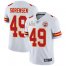 Nike Kansas City Chiefs #49 Daniel Sorensen White Mens Super Bowl LV Bound Stitched NFL Vapor Untouchable Limited Jersey