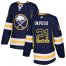 Adidas Buffalo Sabres #21 Kyle Okposo Navy Blue Home Authentic Drift Fashion Stitched NHL Jersey