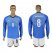 Italy #8 Marchisio Blue Home Long Sleeves Soccer Country Jersey