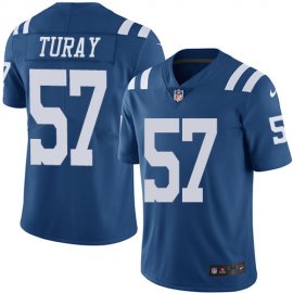 Nike Indianapolis Colts #57 Kemoko Turay Royal Blue Mens Stitched NFL Limited Rush Jersey