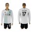 Liverpool #17 Klavan Away Long Sleeves Soccer Club Jersey
