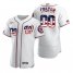Washington Nationals Custom Mens Nike White Fluttering USA Flag Limited Edition Authentic MLB Jersey