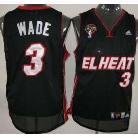 Leb Miami Heat 3 Dwyane Wade Latin Nights Swingman Jersey Cheap