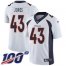 Nike Denver Broncos #43 Joe Jones White Mens Stitched NFL 100th Season Vapor Untouchable Limited Jersey
