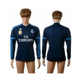 Real Madrid Blank Away Long Sleeves Soccer Club Jersey
