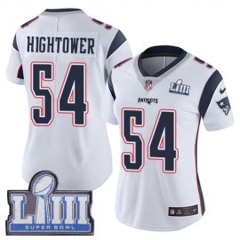 Nike New England Patriots #54 Donta Hightower White Super Bowl LIII Bound Womens Stitched NFL Vapor Untouchable Limited Jersey