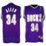 Milwaukee Bucks 34# Ray Allen Purple Soul Swingman NBA Jersey Cheap