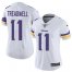 Nike Minnesota Vikings #11 Laquon Treadwell White Womens Stitched NFL Vapor Untouchable Limited Jersey