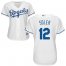 Kansas City Royals #12 Jorge Soler White Home Womens Stitched MLB Jersey