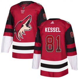 Adidas Arizona Coyotes #81 Phil Kessel Maroon Home Authentic Drift Fashion Stitched NHL Jersey