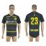 Dortmund #23 JI Away Soccer Club Jersey