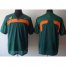 Miami Hurricanes Blank Green College Football Jersey