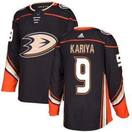 Adidas Anaheim Ducks #9 Paul Kariya Black Home Authentic Stitched NHL Jersey