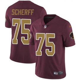 Nike Washington Football Team #75 Brandon Scherff Burgundy Red Alternate Youth Stitched NFL Vapor Untouchable Limited Jersey