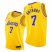 Nike Los Angeles Lakers #7 Carmelo Anthony Mens 2021-22 75th Diamond Anniversary NBA Jersey Gold Mens