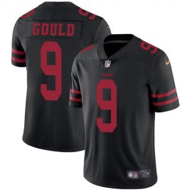 Nike San Francisco 49ers #9 Robbie Gould Black Alternate Mens Stitched NFL Vapor Untouchable Limited Jersey