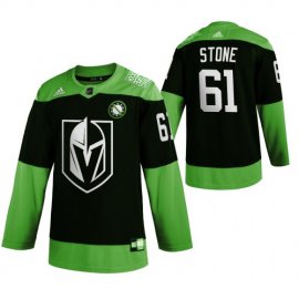 Vegas Golden Knights #61 Mark Stone Mens Adidas Green Hockey Fight nCoV Limited NHL Jersey