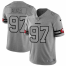 San Francisco 49ers #97 Nick Bosa Mens Nike Gray Gridiron II Vapor Untouchable Limited NFL Jersey