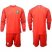 Brazil Blank Red Goalkeeper Long Sleeves Soccer Country Jersey