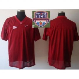 2013 BCS National Championship Alabama Crimson Blank Red NCAA Football Jersey