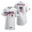 Los Angeles Dodgers #11 A.J. Pollock Mens Nike White Fluttering USA Flag Limited Edition Authentic MLB Jersey