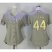 Chicago Cubs #44 Anthony Rizzo Grey 2017 Gold Program Cool Base Womens Stitched MLB Jersey