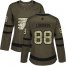 Adidas Philadelphia Flyers #88 Eric Lindros Green Salute to Service Womens Stitched NHL Jersey