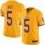 Nike Washington Football Team #5 Tress Way Gold Mens Stitched NFL Limited Rush Jersey