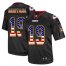 Nike Kansas City Chiefs #19 Joe Montana Black Mens Stitched NFL Elite USA Flag Fashion Jersey