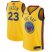 Nike Golden State Warriors #23 Draymond Green Gold Womens 2022 NBA Finals Swingman City Edition Jersey Womens