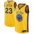 Nike Golden State Warriors #23 Draymond Green Gold Womens 2022 NBA Finals Swingman City Edition Jersey Womens