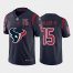 Houston Texans #15 Will Fuller Navy Blue Mens Nike Big Team Logo Player Vapor Limited NFL Jersey