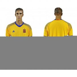 Spain Yellow Goalkeeper 2018 FIFA World Cup Soccer Jersey
