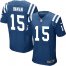 Nike Indianapolis Colts #15 Dontrelle Inman Royal Blue Team Color Mens Stitched NFL Elite Jersey