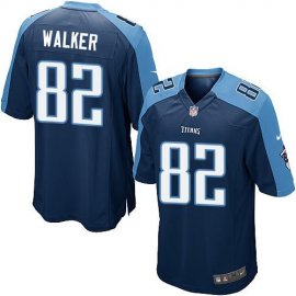 Nike Tennessee Titans #82 Delanie Walker Navy Blue Team Color Youth Stitched NFL Elite Jersey