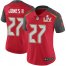 Nike Tampa Bay Buccaneers #27 Ronald Jones II Red Team Color Womens Super Bowl LV Bound Stitched NFL Vapor Untouchable Limited Jersey