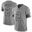 Pittsburgh Steelers #2 Mason Rudolph Mens Nike Gray Gridiron II Vapor Untouchable Limited NFL Jersey