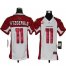 Nike Arizona Cardinals #11 Larry Fitzgerald White With C Patch Youth Stitched NFL Elite Jersey