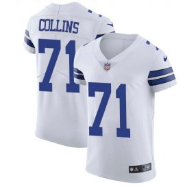 Nike Dallas Cowboys #71 Lael Collins White Mens Stitched NFL Vapor Untouchable Elite Jersey