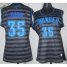 Cheap Women Oklahoma City Thunder 35 Kevin Durant Grey With Black Strip Revolution 30 Swingman NBA Jerseys