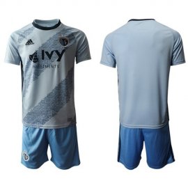 Sporting Kansas City Blank Home Soccer Club Jersey