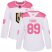 Adidas Vegas Golden Knights #89 Alex Tuch White/Pink Authentic Fashion Womens Stitched NHL Jersey