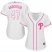 Philadelphia Phillies #47 Larry Andersen White/Pink Fashion Womens Stitched MLB Jersey