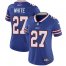Nike Buffalo Bills #27 TreDavious White Royal Blue Team Color Womens Stitched NFL Vapor Untouchable Limited Jersey