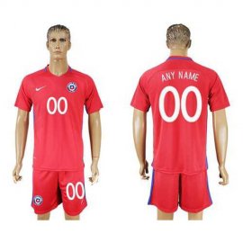 Chile Personalized Home Soccer Country Jersey