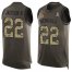 Nike Cincinnati Bengals #22 William Jackson III Green Mens Stitched NFL Limited Salute To Service Tank Top Jersey