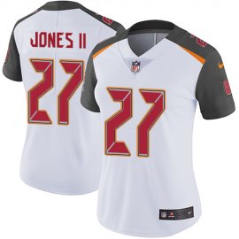 Nike Tampa Bay Buccaneers #27 Ronald Jones II White Womens Stitched NFL Vapor Untouchable Limited Jersey