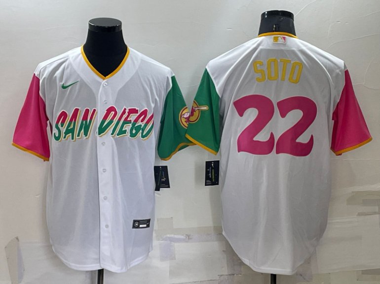Padres 22 Juan Soto White Nike 2022 City Connect Cool Base Jersey Padres 22 Juan Soto White Nike 2022 City Connect Cool Base Jersey